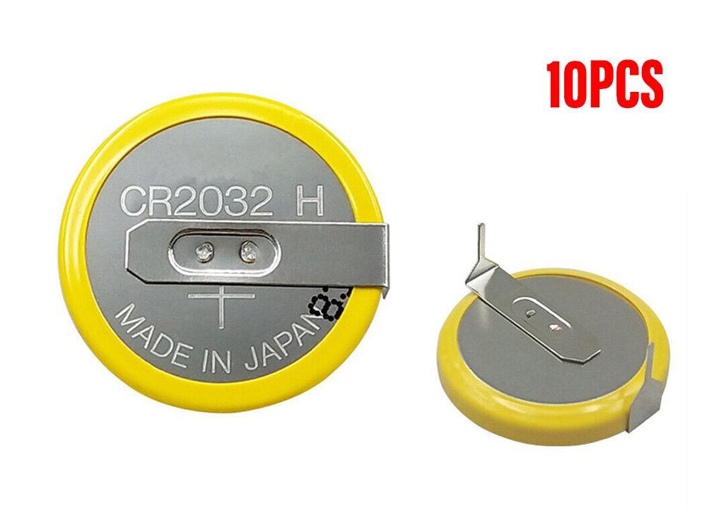 CR2032H Maxell Disposable Button Battery With Solder Feet