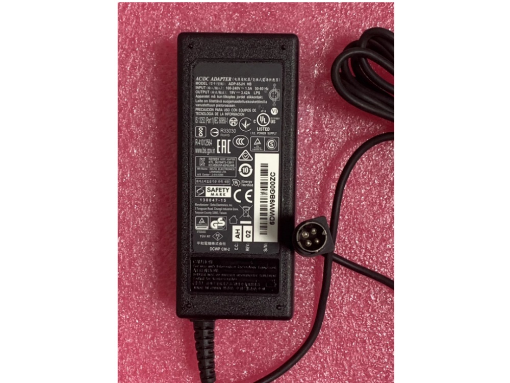 ADP-65JH DELTA ADP-65JH HB 19V 3.43A /3.42A 65W adapter
