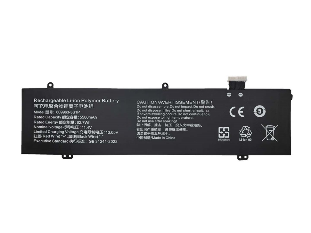 609963-3S1P HASEE X5 HW15S02