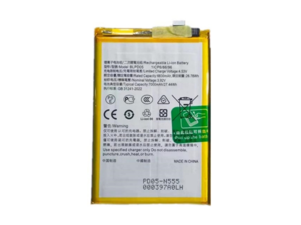 BLPD05 OPPO Realme 15T RMX5112